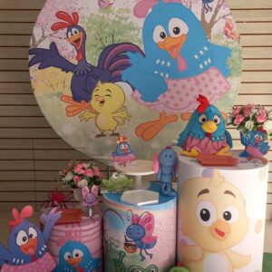 Galinha Pintadinha Rosa