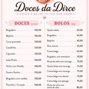 Cardápio