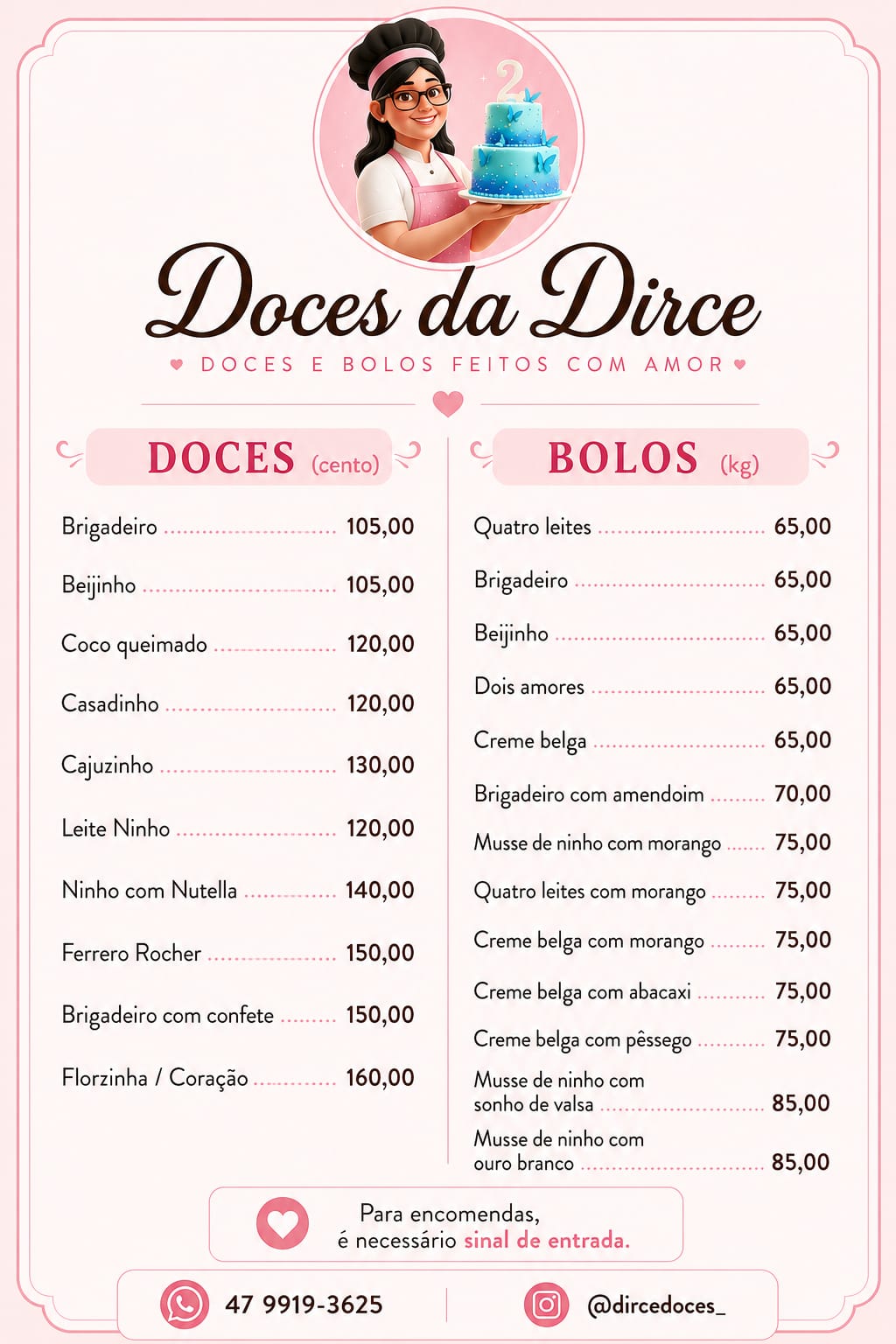 Cardápio