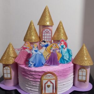 bolo fake princesas