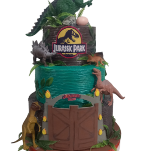 Bolo fake dinossauro