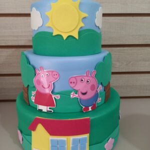 bolo fake peppa pig