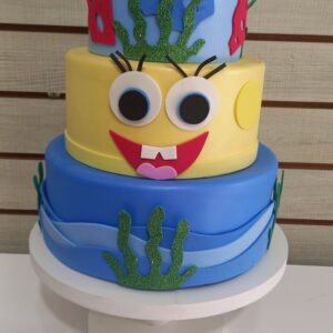 Bolo fake bob esponja