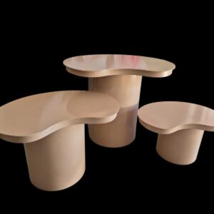 Trio de mesas organico